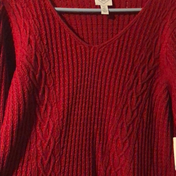 Red St. John’s bay sweater - Picture 4 of 4